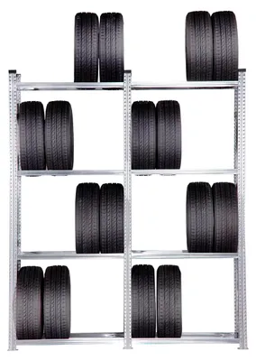 Image de Étagère à pneus Fornorth 4, 110 x 40 x 200 cm
