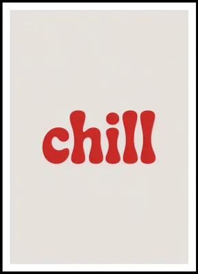 Produktbild von Poster 70x100cm Motivational Affirmation Retro Vintage Für das Wohnzimmer Chill