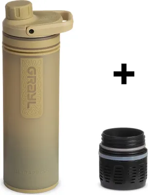 Produktbild von GRAYL UltraPress™ Purifier Bottle Desert Tan + Ersatzfilter