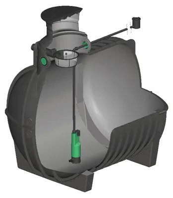 Produktbild von Regenwasser Zisterne 5000 Liter AQUA-RONDO mit Garten-Set