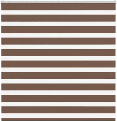 Produktbild von "2026 Promotion" Doppelrollo - Außenrollo - Braun 150x100 cm Stoffbreite 145,9 cm Polyester - Rollos CC24362