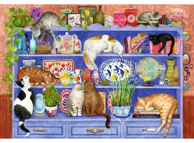 Produktbild von Katzen im Regal Ravensburger 12001367