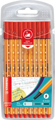 Produktbild von Fineliner - STABILO point 88 - 10er Pack - rot