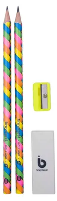 Produktbild von Bruynzeel Graphitstift-Set Neon