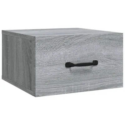 Produktbild von Wand-Nachttisch Grau Sonoma 35x35x20 cm