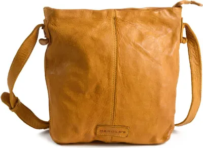 Produktbild von HAROLD'S Leder Umhängetasche Submarine Crossbag Yellow dunkelgelb