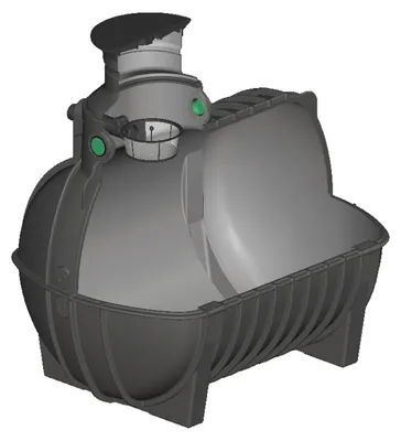 Produktbild von Regenwasser Zisterne 4000 Liter AQUA-RONDO für den Garten