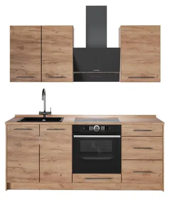 Obrázok produktu pre Samostatná kuchyňa Vicco Fame-Line Dub Goldkraft/Dub Goldkraft 190 cm bez pracovnej dosky, Model 69645