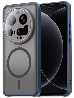 Produktbild von Magnet-Case für Xiaomi 15 Ultra Hülle Magsafe Schutzhülle Stoßfest TPU-Rahmen starker Magnetring, Blau