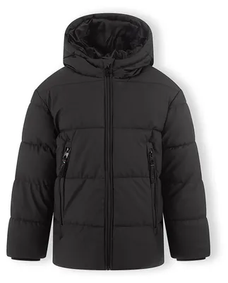 Produktbild von Minoti Steppjacke mit Kapuze Schwarz Gr. 110 für Jungen