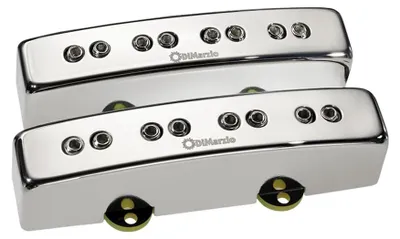 Produktbild von DiMarzio Relentless J Bass-Paar mit Nickel-Abdeckung | Nickel-Polstücke