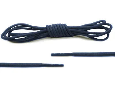 Productafbeelding van The Kicks Don® Wax Veters Rond - 80 cm - Donkerblauw