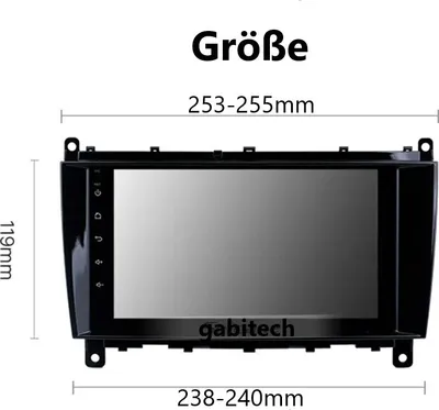 Produktbild von für Mercedes Benz CLK Class W209 Ab 2000. 8 zoll android 11 Autoradio GPS Navi