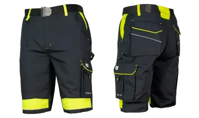 Produktbild von Arbeitskleidung ART.MaSter CLASSIC-VIS schwarz/gelb Kurze Bundhose 48