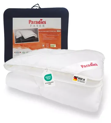 Produktbild von Paradies Royal Satin Bio 4 Jahreszeiten Bettdecke medium warm 135x200