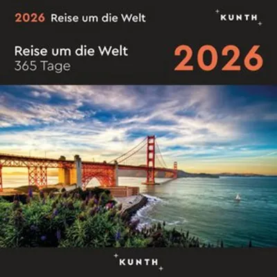 Produktbild von Reise um die Welt - KUNTH 365-Tage-Abreißkalender 2026