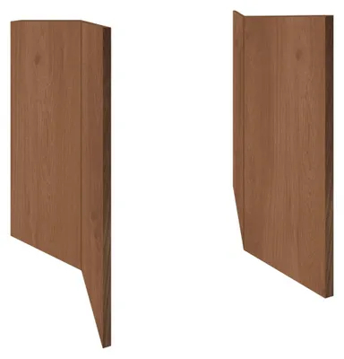 Zdjęcie produktu dla Zestaw dwóch stolików Pomax Molteno, kolor brązowy, wymiary: długość 58 cm, szerokość 30 cm, wysokość 72 cm