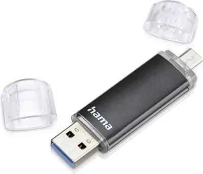 Obrázok produktu pre hama USB 3.0 OTG pamäťová karta FlashPen "Laeta Twin", 64 GB