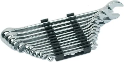 Produktbild von Brüder Mannesmann 12-teiliges Gabel-Ringschlüssel-Set 19652