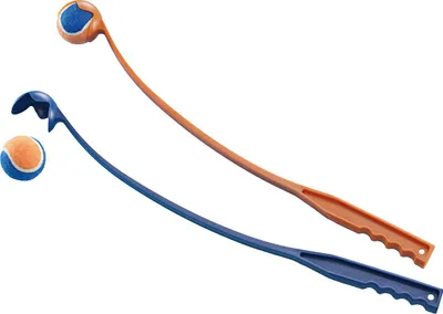 Produktbild von Nobby Tennis Shooter Ballwerfer für Hunde, 65 cm lang, für Tennisbälle Ø 6 cm