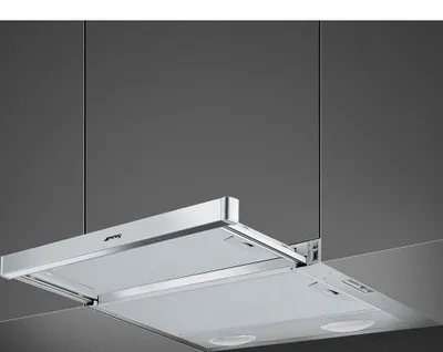 Produktbild von Smeg KSET61E2 Flachschirmhaube, Abluft/Umluft, max. 315 m³/h, 59,8 cm Breite, Metall-Filter, 3 Gebläsestufen, 67 dB