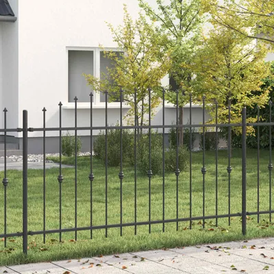 Zdjęcie produktu dla Ogrodzenie z kolcami Asten Czarny 200 x 150 cm