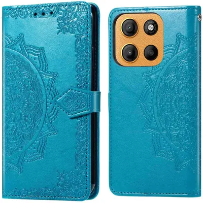 Image de imoshion Bibliothèque Mandala pour le Motorola Moto G15 / G15 Power - Turquoise