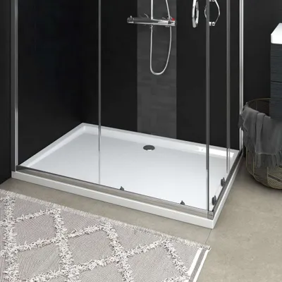 Immagine prodotto di The Living Store Piatto doccia ABS rettangolare bianco 80x120 cm