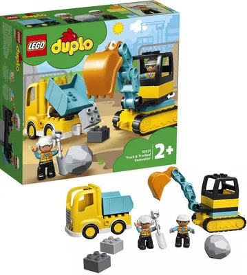 Zdjęcie produktu dla LEGO® DUPLO® 10931 Koparka i ciężarówka