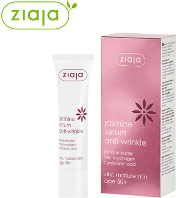 Produktbild von Ziaja Jasmin Anti-Falten 50+ Serum Cream 30ml Tag-und Nacht Regenerativ Vegane