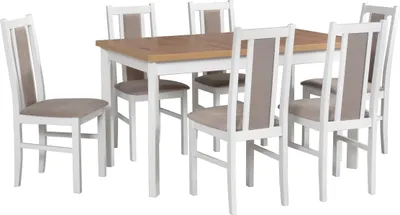 Produktbild von Esszimmer-Set 6x "Bos 14" Stühle + "Modena 1 P" Tisch