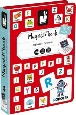 Obrázek produktu pro Janod Magnetisches Abc-buch Deutsch Mehrfarbig 3-8 Years Mehrfarbig 3-8 Years