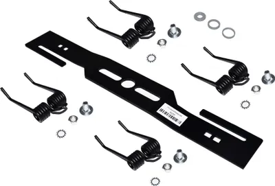 Obrázek produktu pro Vertikutační nůž / nůž do sekačky na trávu / odstraňovač mechu + 4 X kalená dvojitá pružina
