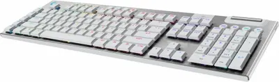 Produktbild von Logitech G G915 X LIGHTSPEED, Verkabelt & Kabellos, RF Wireless + Bluetooth, Mechanischer Switch, QWERTY, LED, Weiß