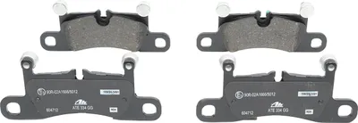 Produktbild von ATE Bremsbeläge Satz Hinten für PORSCHE 911 Cabriolet (997) 13.0460-4712.2