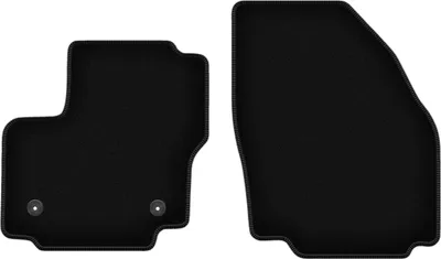 Image de Wielganizator Tapis avant de sol velours sur-mesure pour Ford S-MAX MK1 (2012-2015, monospace) noir, jeu 2 pièces, fixations