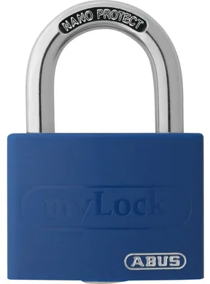 Obrázok produktu pre ABUS ABVS50005 Vorhängeschloss 43 mm Blau Schlüsselschloss, Modrá, 6,5 mm, 95 g, 45 mm, 68 mm, 22 mm