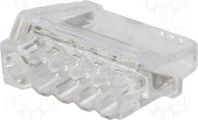 Produktbild von 5x Installation Schnellklemm 2,5mm2 24A PC2255-CL 89024000 Schnell-Anschlüsse 450V