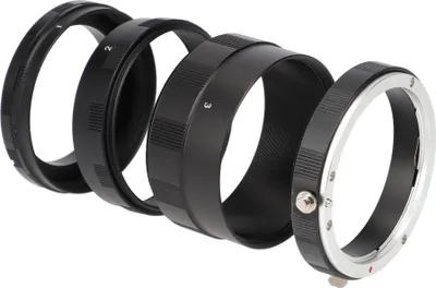 Produktbild von Makro Zwischenringe für Canon EOS DSLR z.B. R 60D 70D 80 450D 550D 1000D vielseitige Brennweiten manuelle Kontrolle hochwertige Verarbeitung