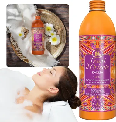 Obrázek produktu pro Tesori d'Oriente Karma Pěna do koupele 500 ml x3