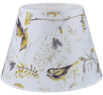 Productafbeelding van lampenkap, Modern Stijl Stofvervangende Lichtkap voor E14/E27 Tafellamp, Ø16cm, Vogelprint