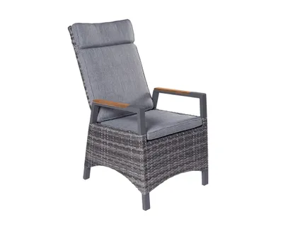 Produktbild von LC Garden Keramo Positionsstuhl Aluminium/Polyrattan inkl. Kissen