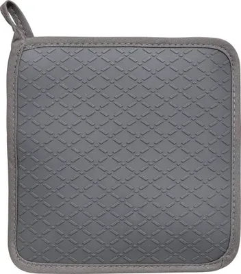 Image de Manique de cuisine avec protection silicone Gris