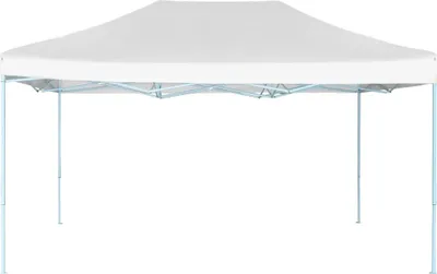 Image de vidaXL Tente de réception pliante 3x4,5 m blanche