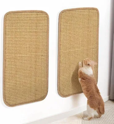 Produktbild von Famanu Kratzmatte für Katzen - Schutz für Möbel und Teppiche - 2 Stück - 50 x 25 cm