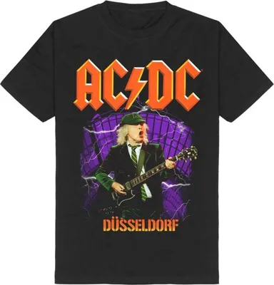 Produktbild von AC/DC T-Shirt Herren Duesseldorf schwarz Band-Merch, Bands 100% Baumwolle XL