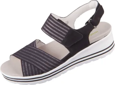 Produktbild von WALDLÄUFER Damen  Sandalen & Sandaletten schwarz Gr. 3,5