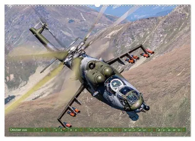 Produktbild von Helikopter in Aktion (hochwertiger Premium Wandkalender 2026 DIN A2 quer), Kunstdruck in Hochglanz