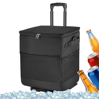 Image de Glacière portable avec roues et poignées