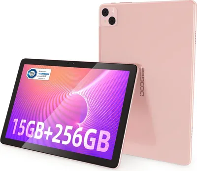 DOOGEE T10 Pro Tablet 10.1 Inch FHD+ 15GB RAM + 256GB ROM (1TB Expandable), 8580mAh Battery, Octa-Core Android 12 Dual 4G LTE, WiFi 2.4/5G, TUV